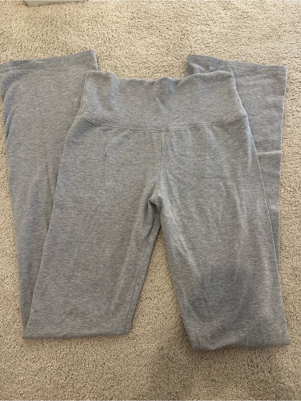 Brandy Melville Light Gray Boot Cut Lounge Pants